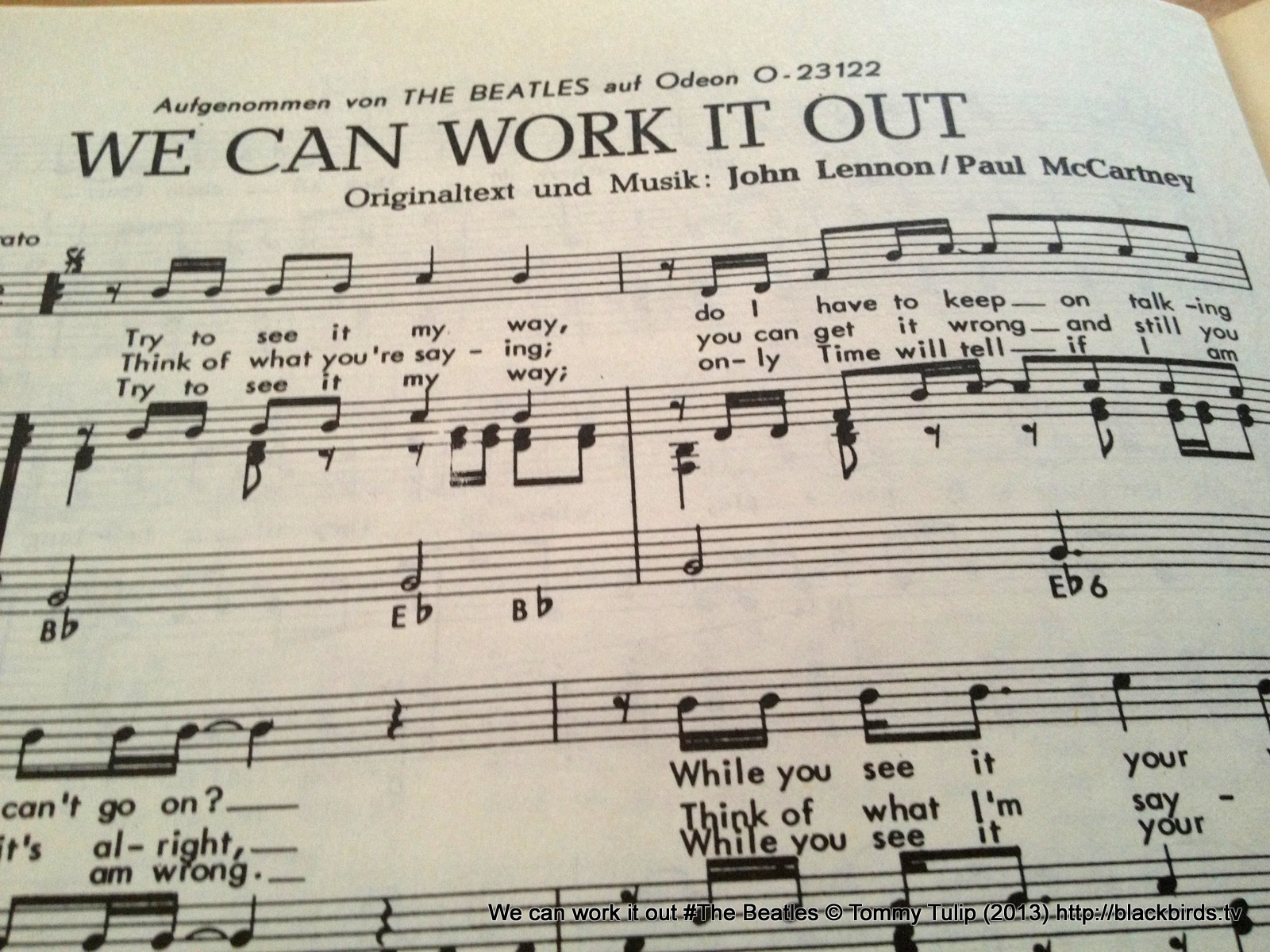 We can work it out #The Beatles