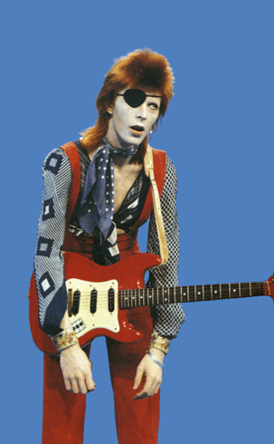 David Bowie als Ziggy Stardust (gif/ani)