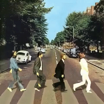 Gehen wie ein Ägypter. Die #Beatles