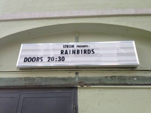 Die Rainbirds on Tour, im Vorprogramm: The Doors
