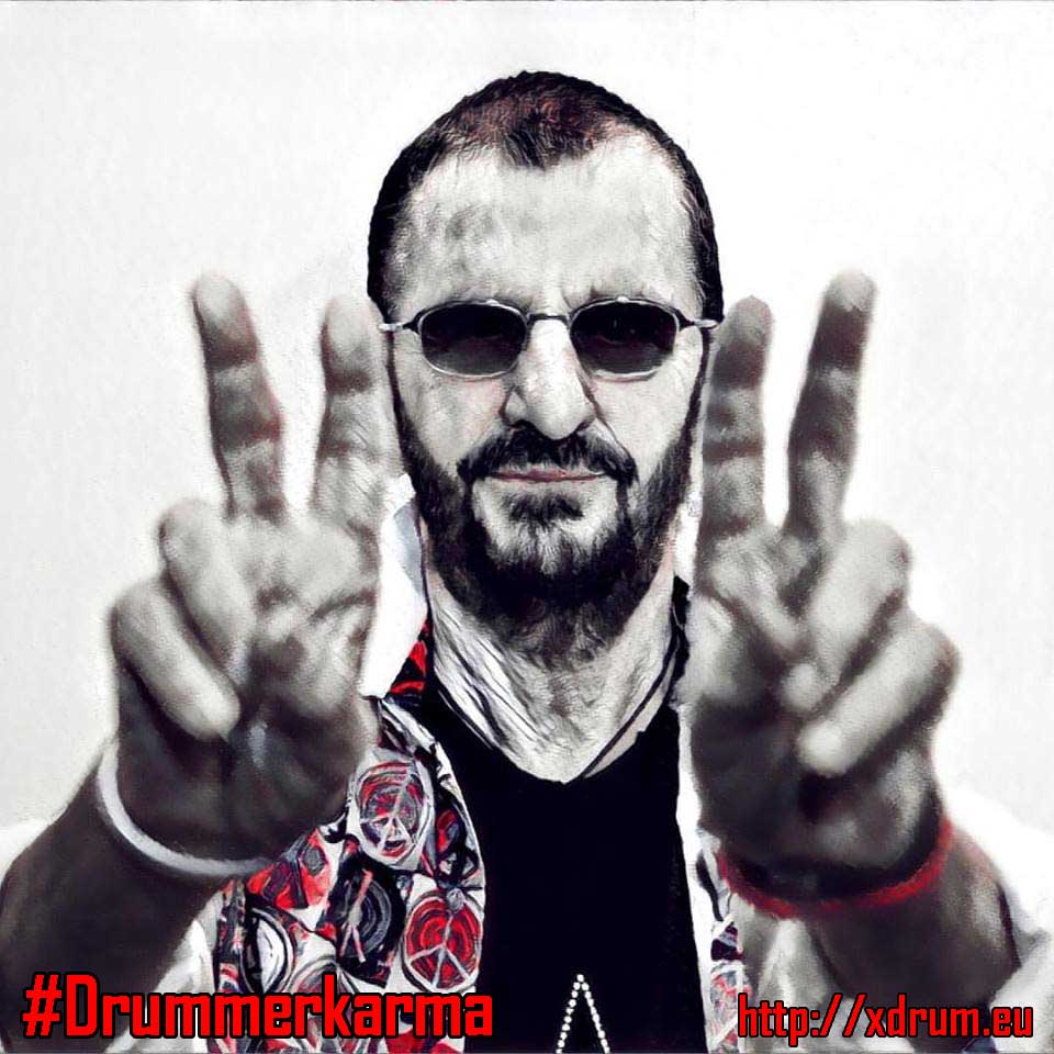 Ringo Starr Bildbearbeitung Love & Peace #TTT #Tulipstagram