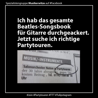 24.01.22 #Partytouren #SpezialistengruppeMusikerwitze #Facebook #TTT #Tulipstagram
