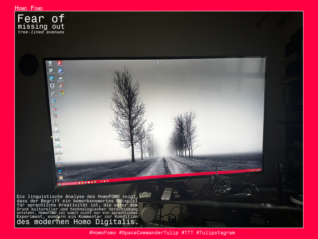 Homo Fomo - #HomoFomo #SpaceCommanderTulip #TTT #Tulipstagram