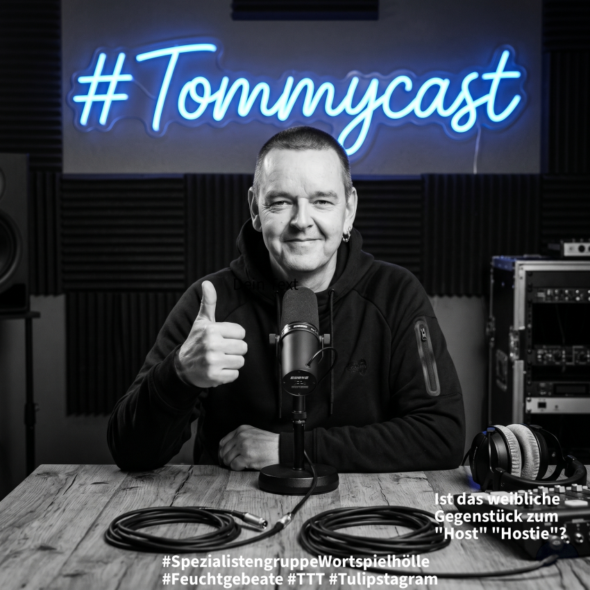 26.06.26 Ist das weibliche Gegenstück zum "Host" die "Hostie"? #Tommycast #SpezialistengruppeWortspielhölle #Feuchtgebeate #TTT #Tulipstagram